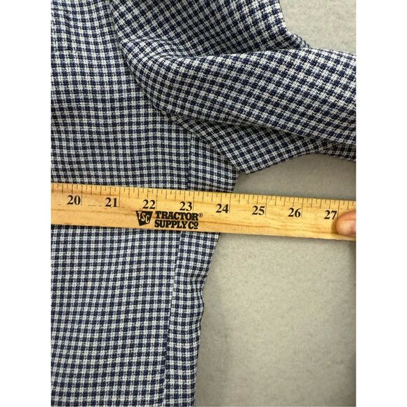 Brooks Brothers Mens Blue Check Regent Fit Silk Wool Blend Blazer Jacket Size 46 - Picture 10 of 13